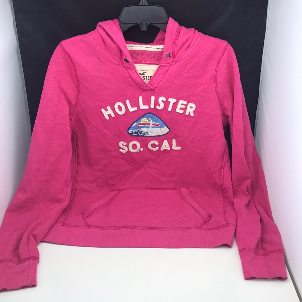 Pink Hollister Hoodie size Large